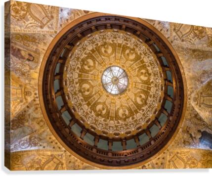 Parlor Dome Ceiling Canvas Print