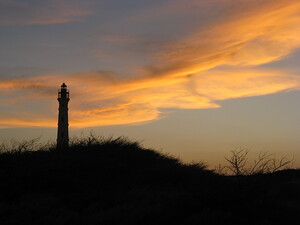 Lighthouse at Sunset