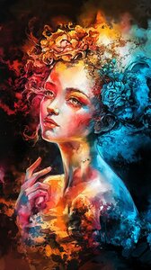 a cinematic poster of a mesmerizing semi W1VM5Ej8