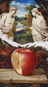 an impressionistic impasto oil painting  YdTJ7GtN