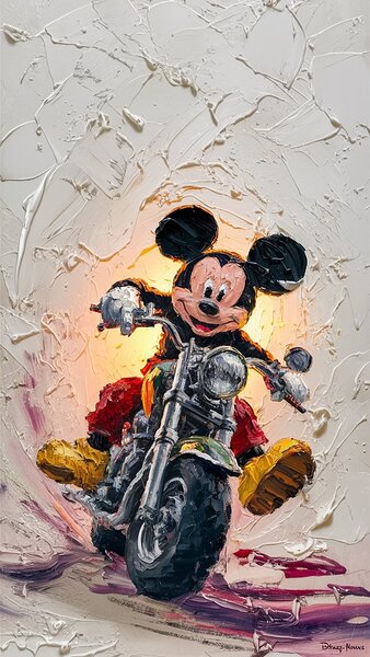 an exquisite and dynamic impasto paintin GbRAvLv4 Print