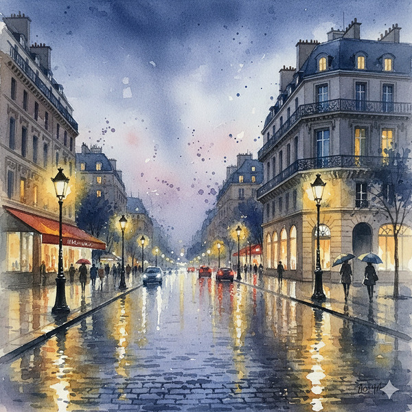 Parisian street  Print