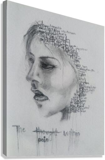 The Pain Within Canvas Print