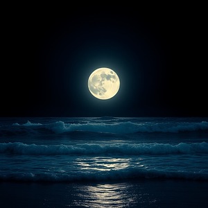 Whispers of the Moonlit Sea