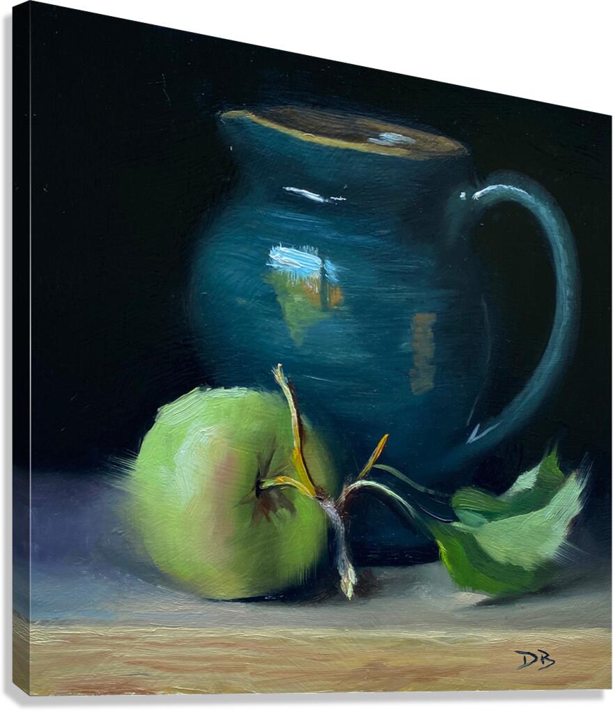Apple & Jug Canvas Print