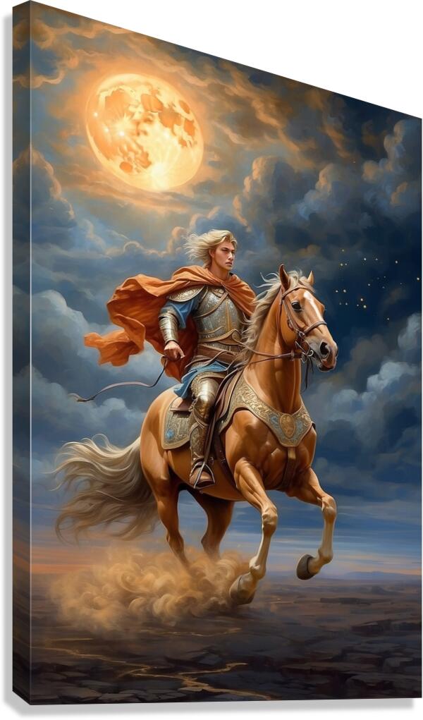 Gallop apace Canvas Print