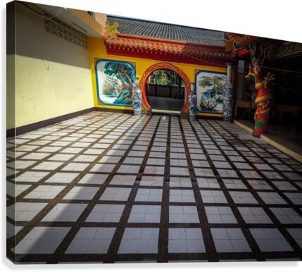 Temple Floor Canvas Print