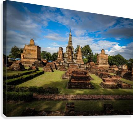 Temple Scapes Canvas Print