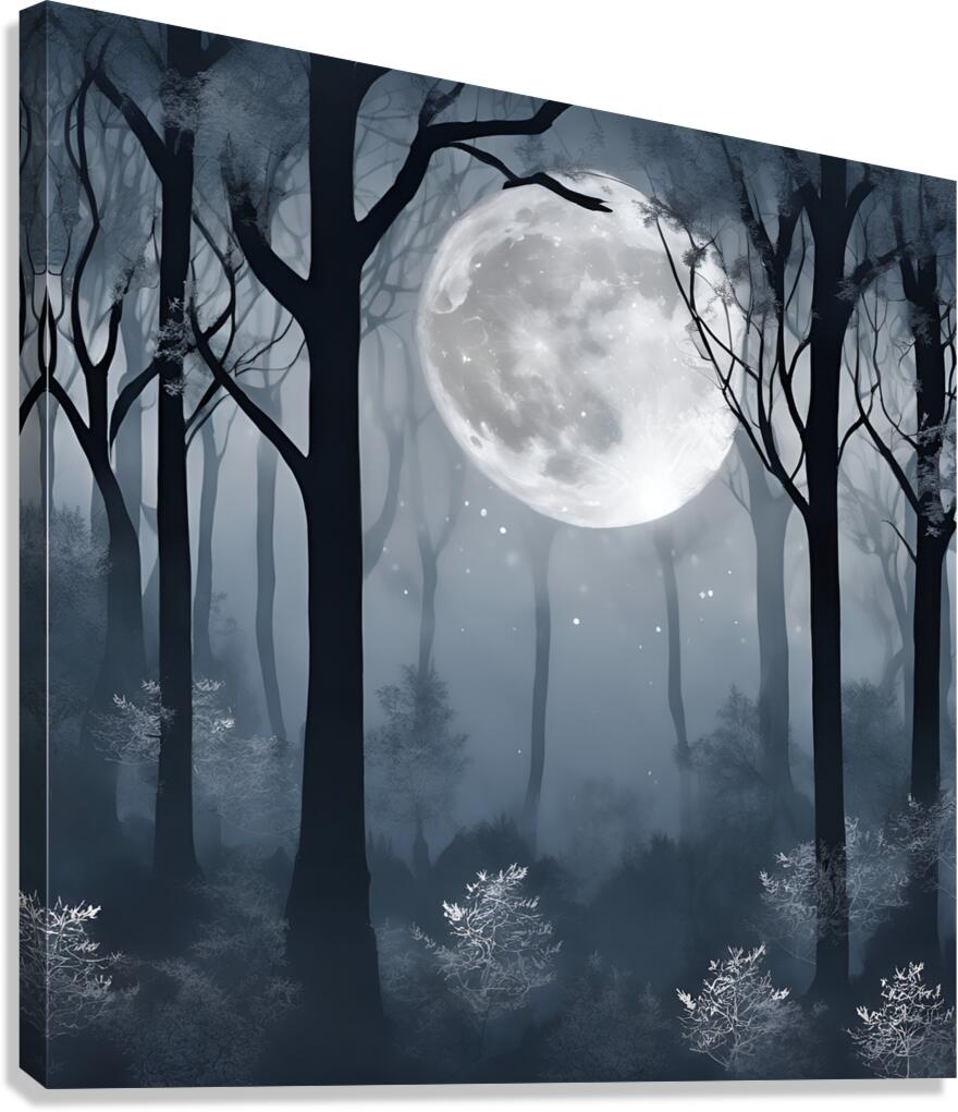 Moonlit Enchantment Canvas Print