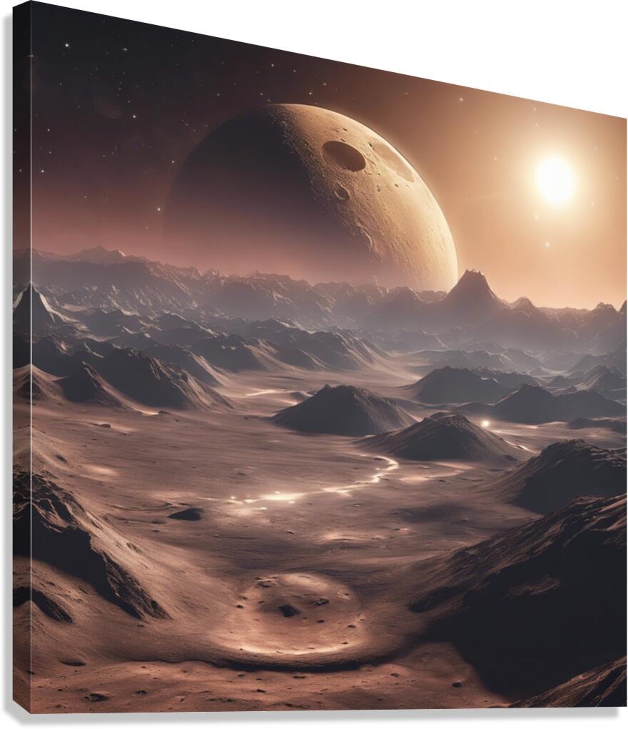 Lunar Dreamscape Canvas Print
