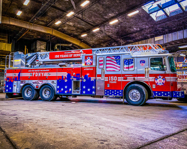 150th Anniversary Fire Truck Shops by Patricia Gontz
