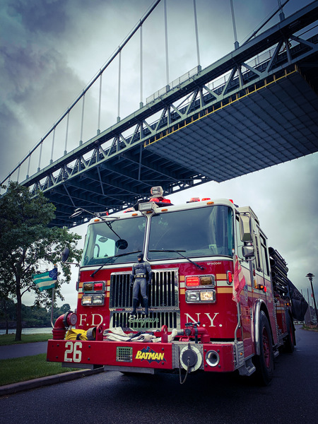 Dark Knight Under The Bridge by Patricia Gontz