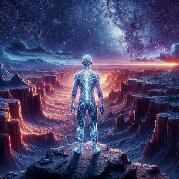 The world beneath the light Print