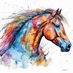 Watercolor Hose Head