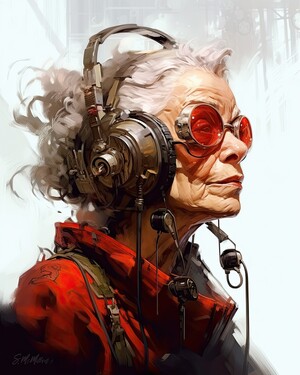 Steampunk Granny