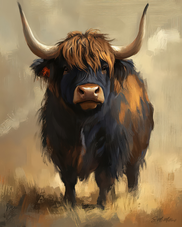 Highlander Cow Print