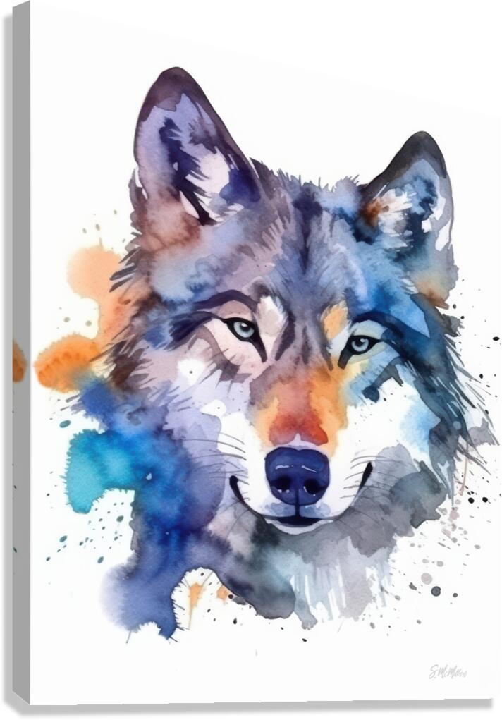 Winter Wolf  Canvas Print