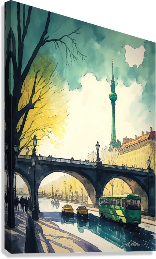 Berlin Radio Tower  Canvas Print
