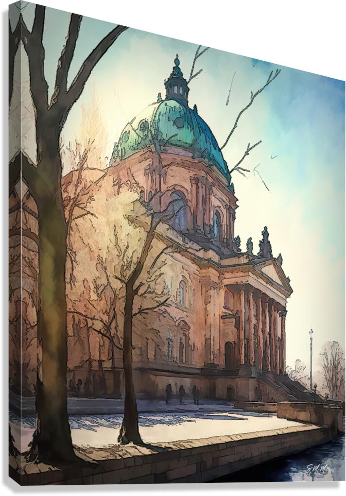 Berlin Cathedral  Canvas Print