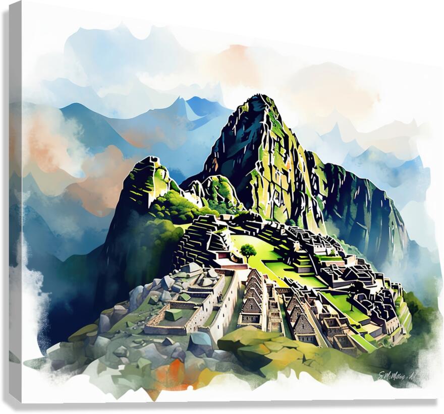 Machu Picchu   Canvas Print