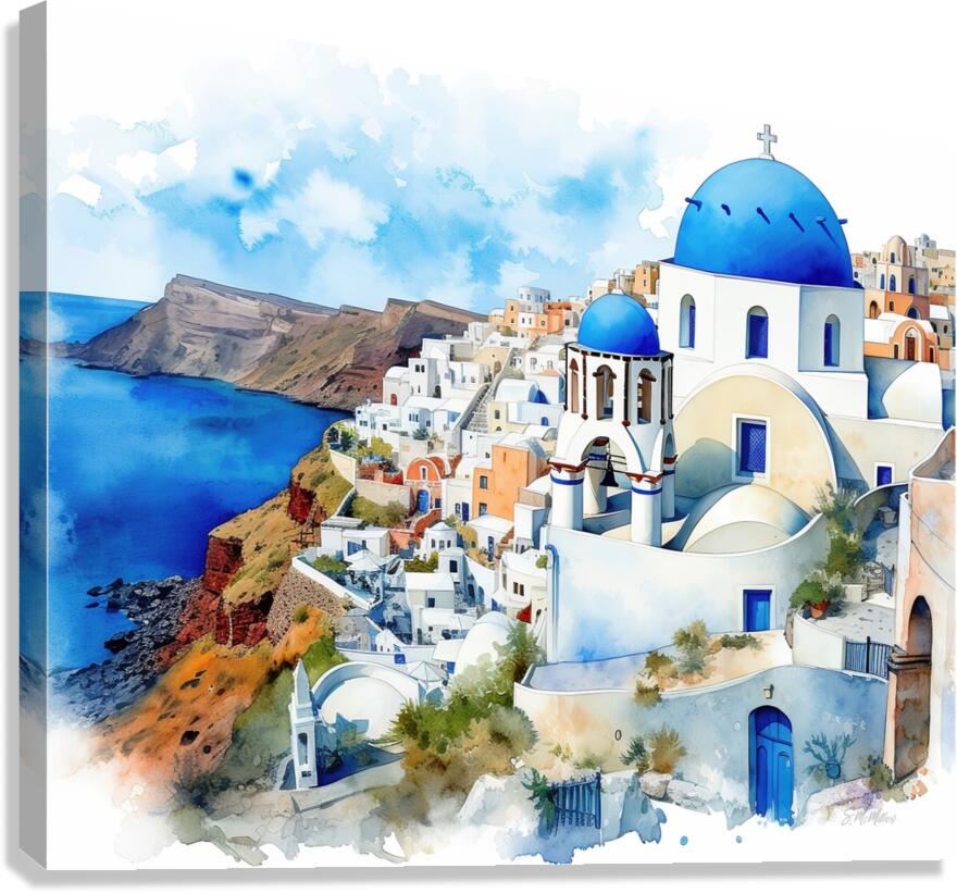 Santorini  Canvas Print