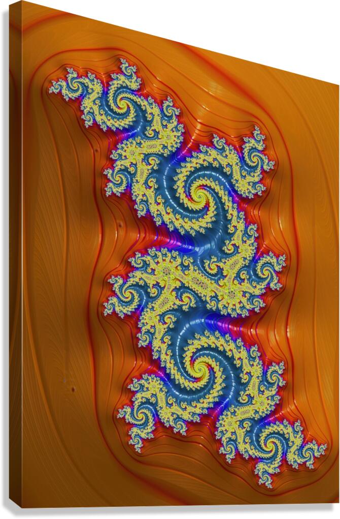 Cosmic Dragon Canvas Print