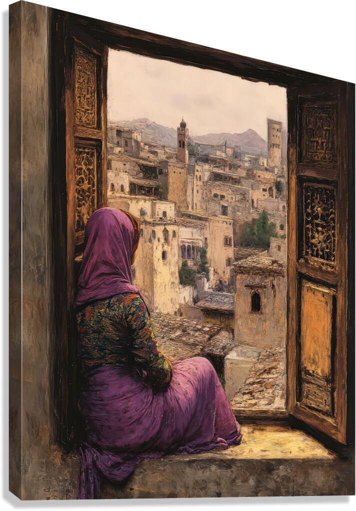 The Window Canvas Print
