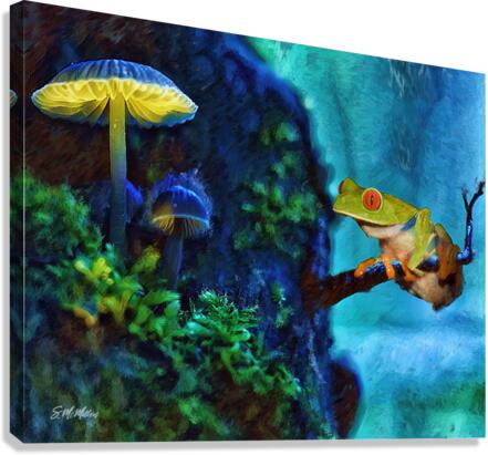 Red Eyed Tree Frog  Canvas Print