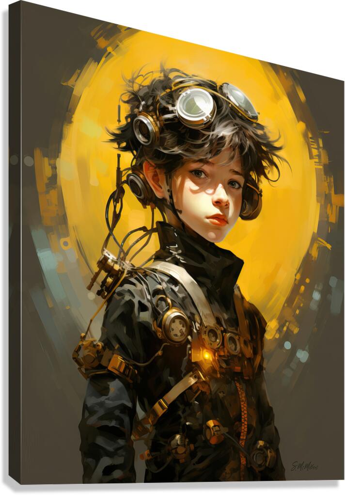 Steampunk The Future Canvas Print