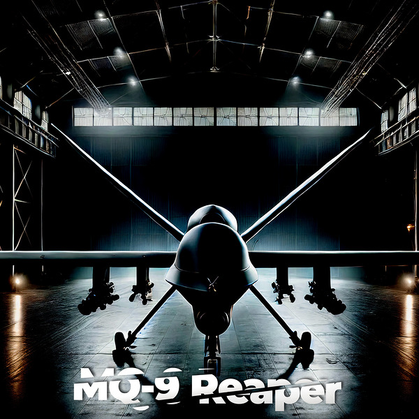 MQ-9 Reaper in Hangar  1 by Aircrew Zaps