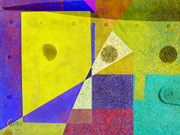 6 Abstract of Textured Layers by Lawrence Costales