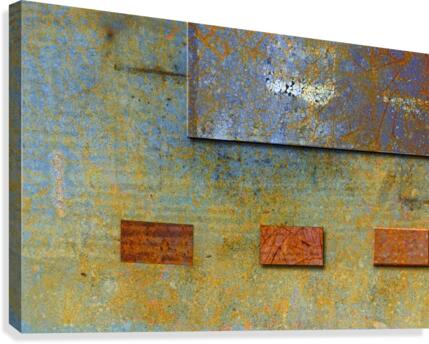 Squares On Train Textures I Canvas Print