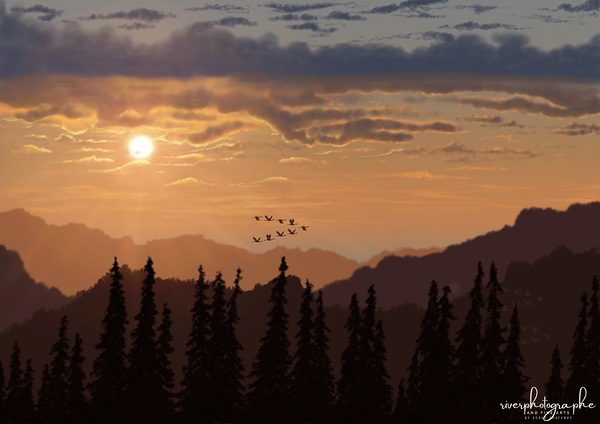 Mountain Sunset Digital Download