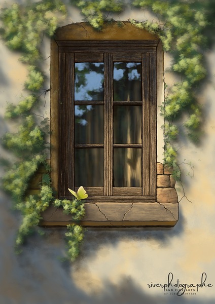 Rustic Window Digital Download