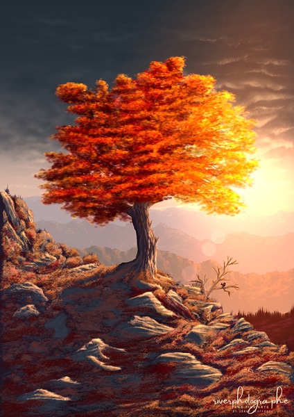 Mountain Fall Digital Download