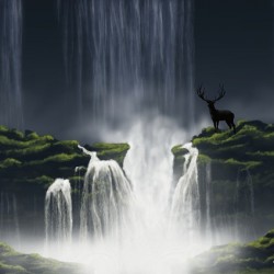 Misty Waterfall