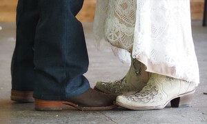 Country Bride And Groom