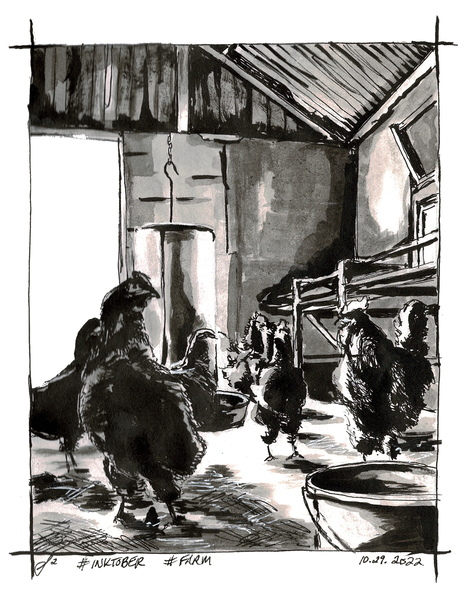 No Fox in the Hen House Print