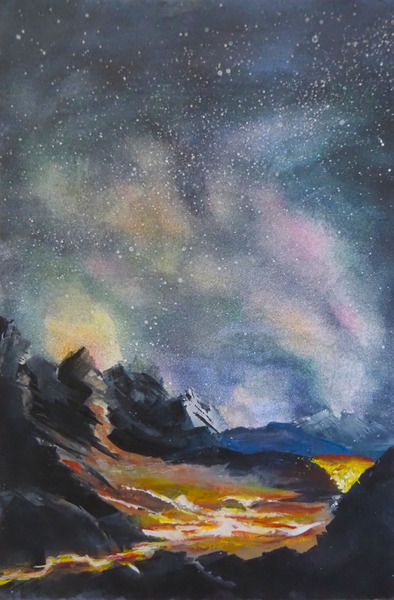 Caldera Night Sky Print