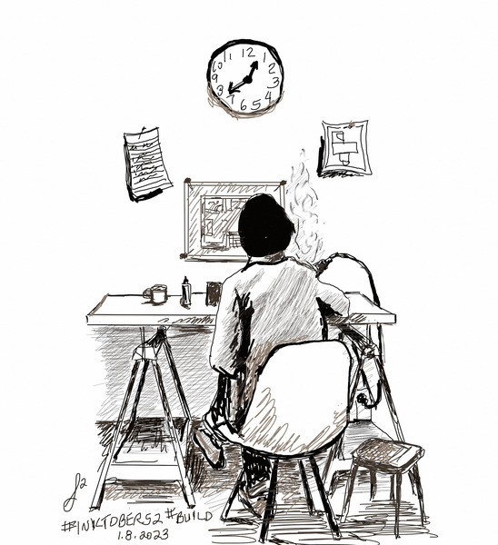 Creator Building Space Print