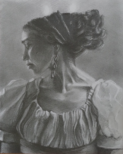 Lady In Waiting Print