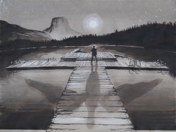 Stand Tall and Cast a Long Shadow Print