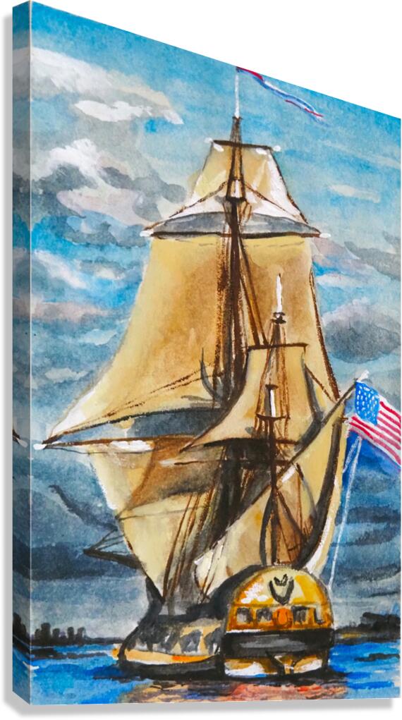 MastedShip Canvas Print