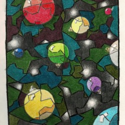 Christmas Ornament Mosaic