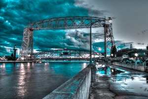 lift bridge in color