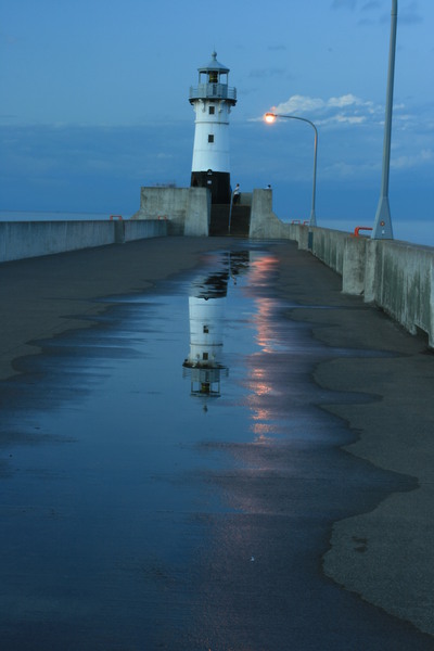 lighthouse reflection  Print