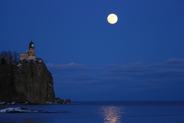 Split Rock full moon  Print