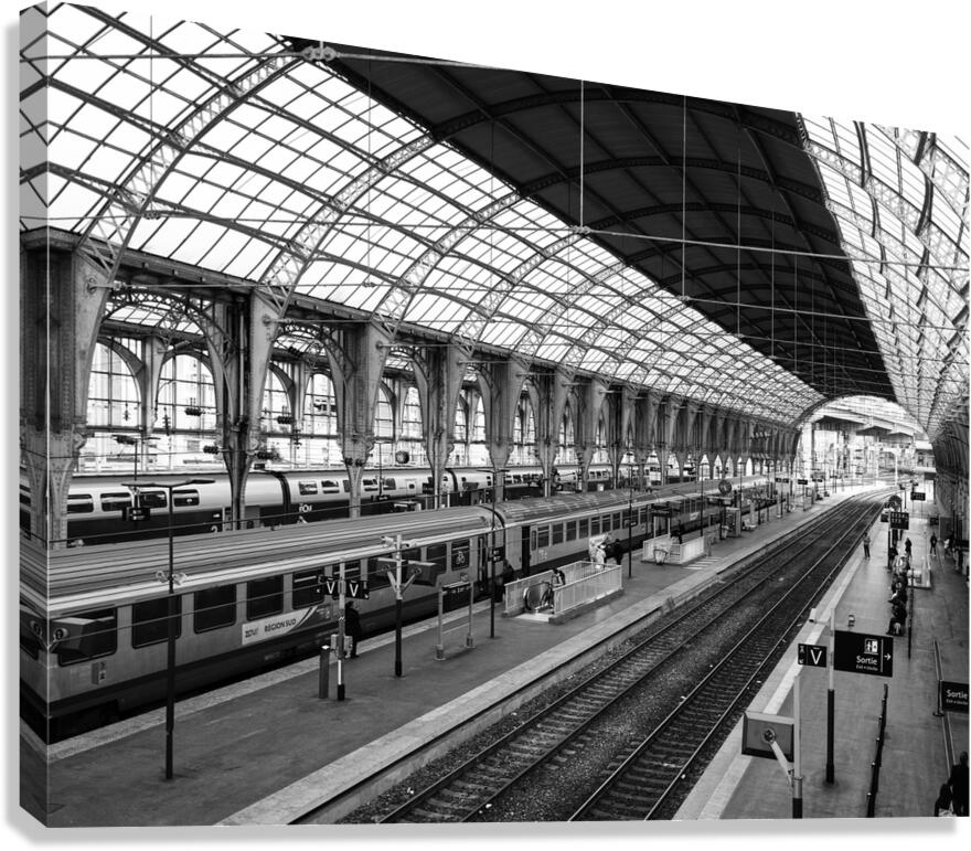 Train Station Canvas Print