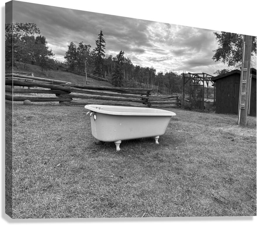 The bathtub Canvas Print