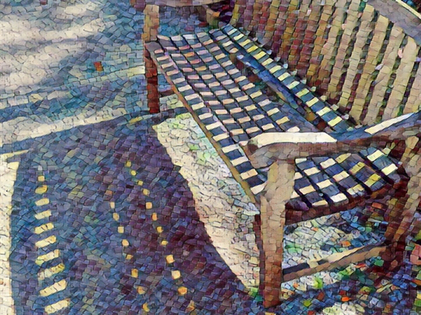 The Pixel Bench Print